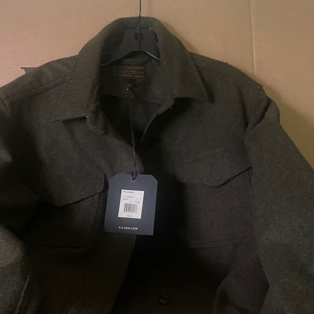 FILSON Women’s Seattle Wool Jac-shirt Size L